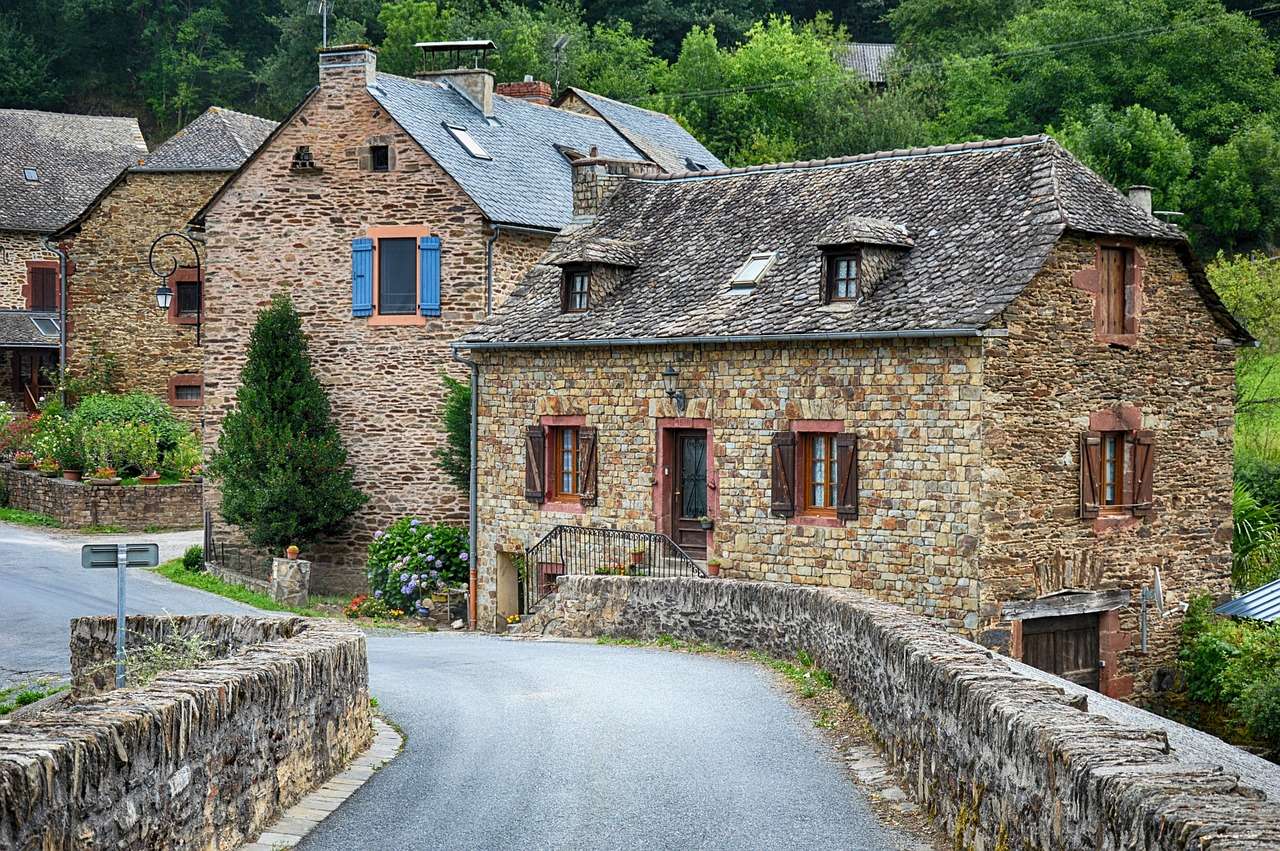 Frankreich Dorf Puzzlespiel online