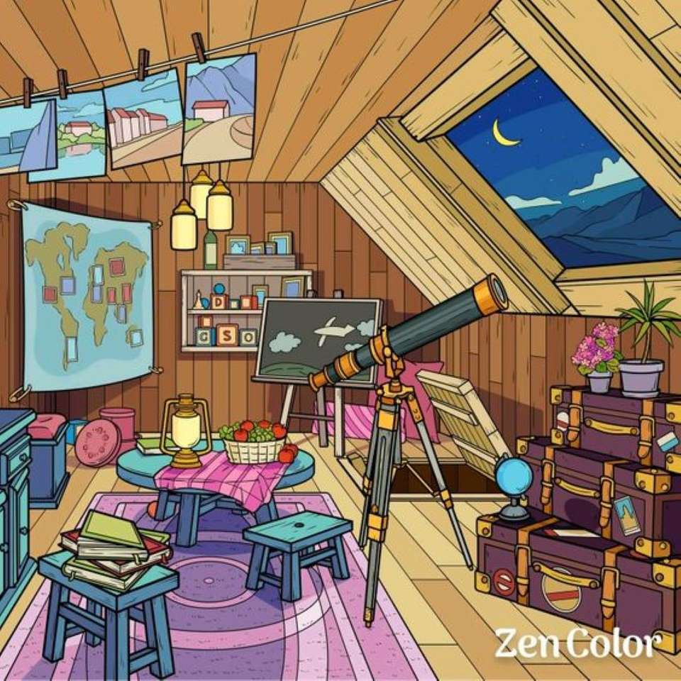 a telescope in the attic jigsaw puzzle online