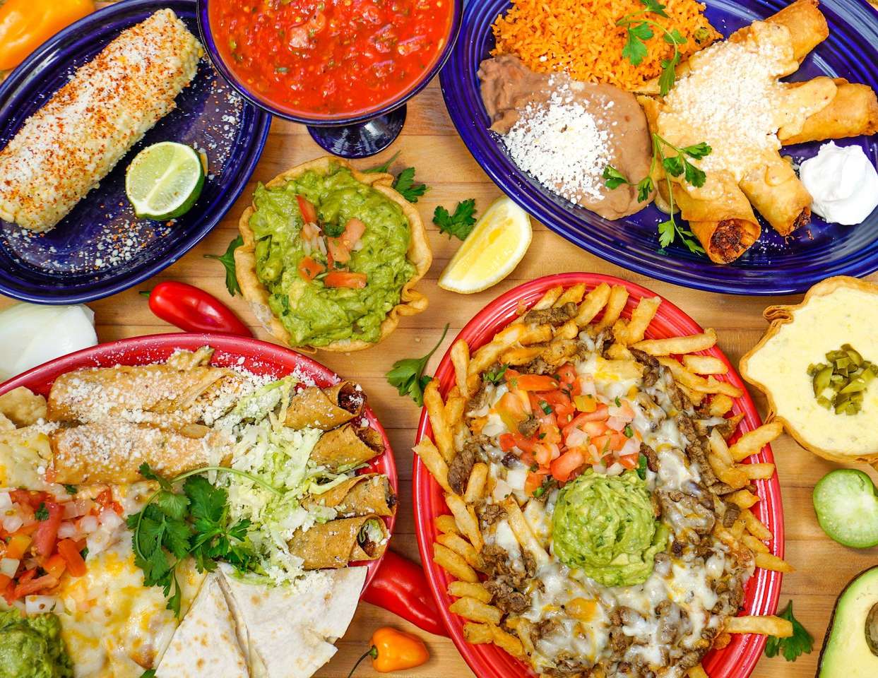 Tex Mex Style Food online puzzle