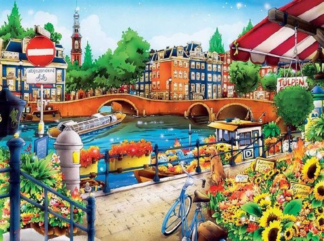 Amsterdam, Pays-Bas puzzle en ligne