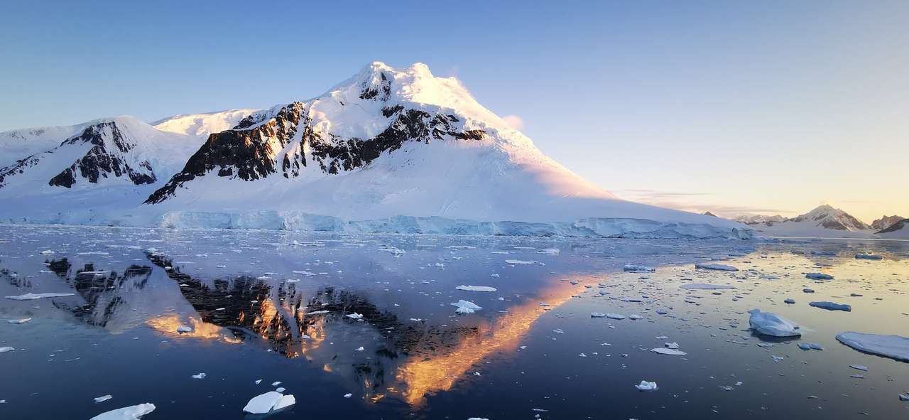 Antarctique Montagne Snow puzzle en ligne