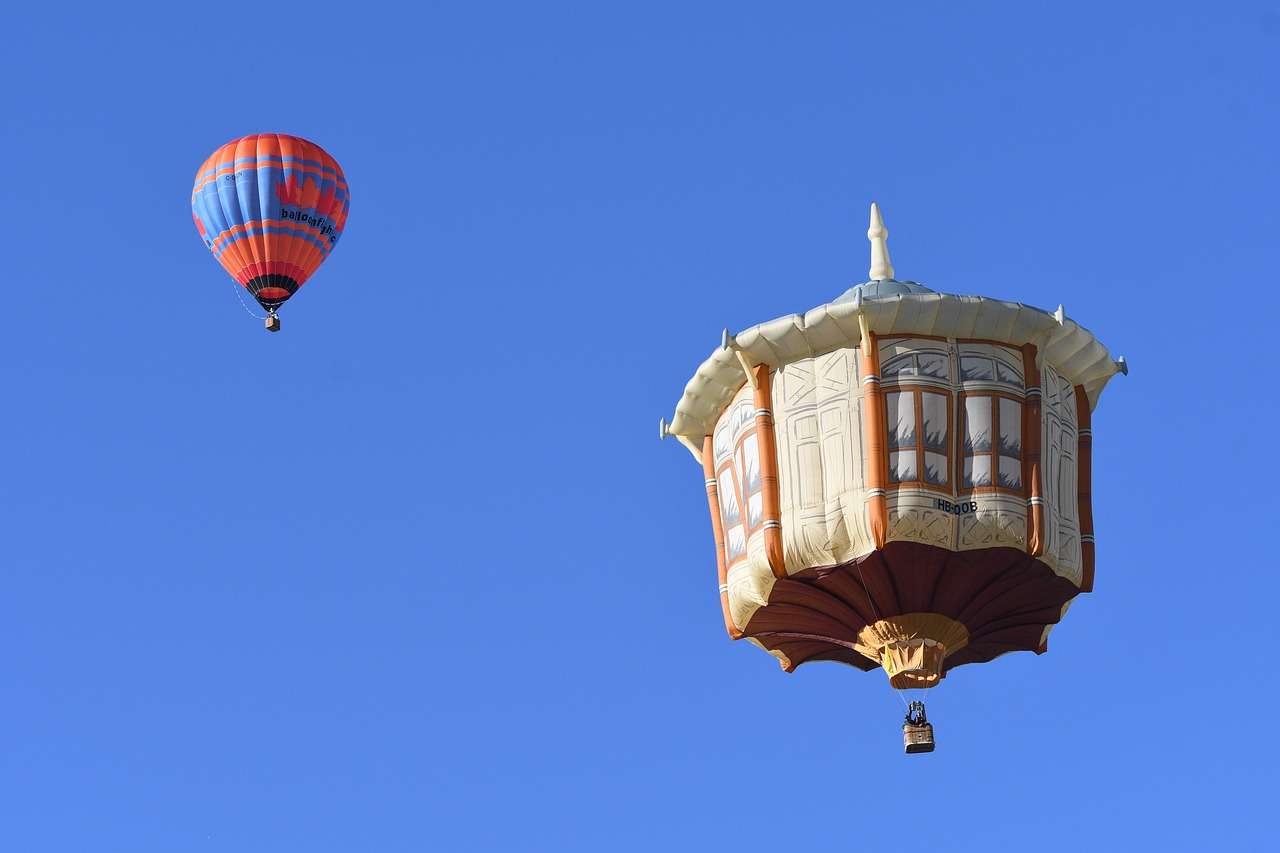 Міжнародна вечірка повітряних куль в Альбукерке, Нью-Мексико онлайн пазл