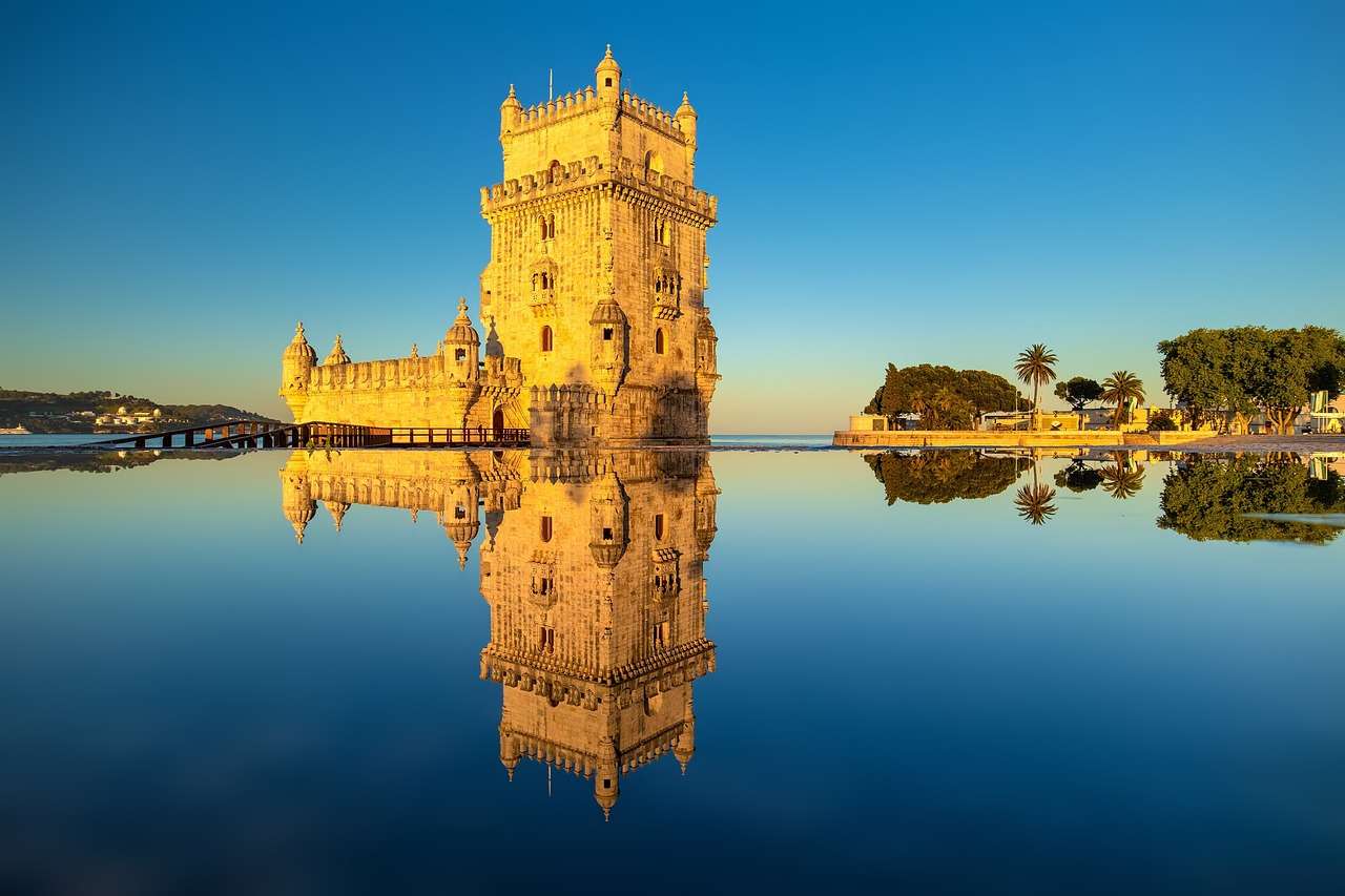 Лісабонська вежа Торре де Белем пазл онлайн
