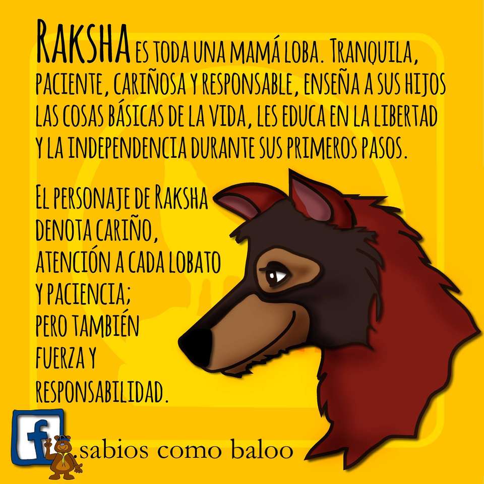 djungelboken raksha pussel på nätet