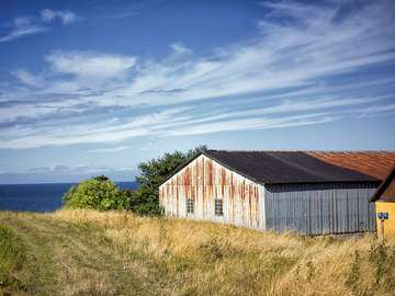 Landschaftsbauernhof Puzzlespiel online