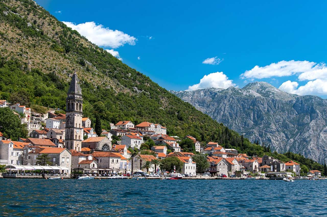 Perast Cove Černá Hora skládačky online