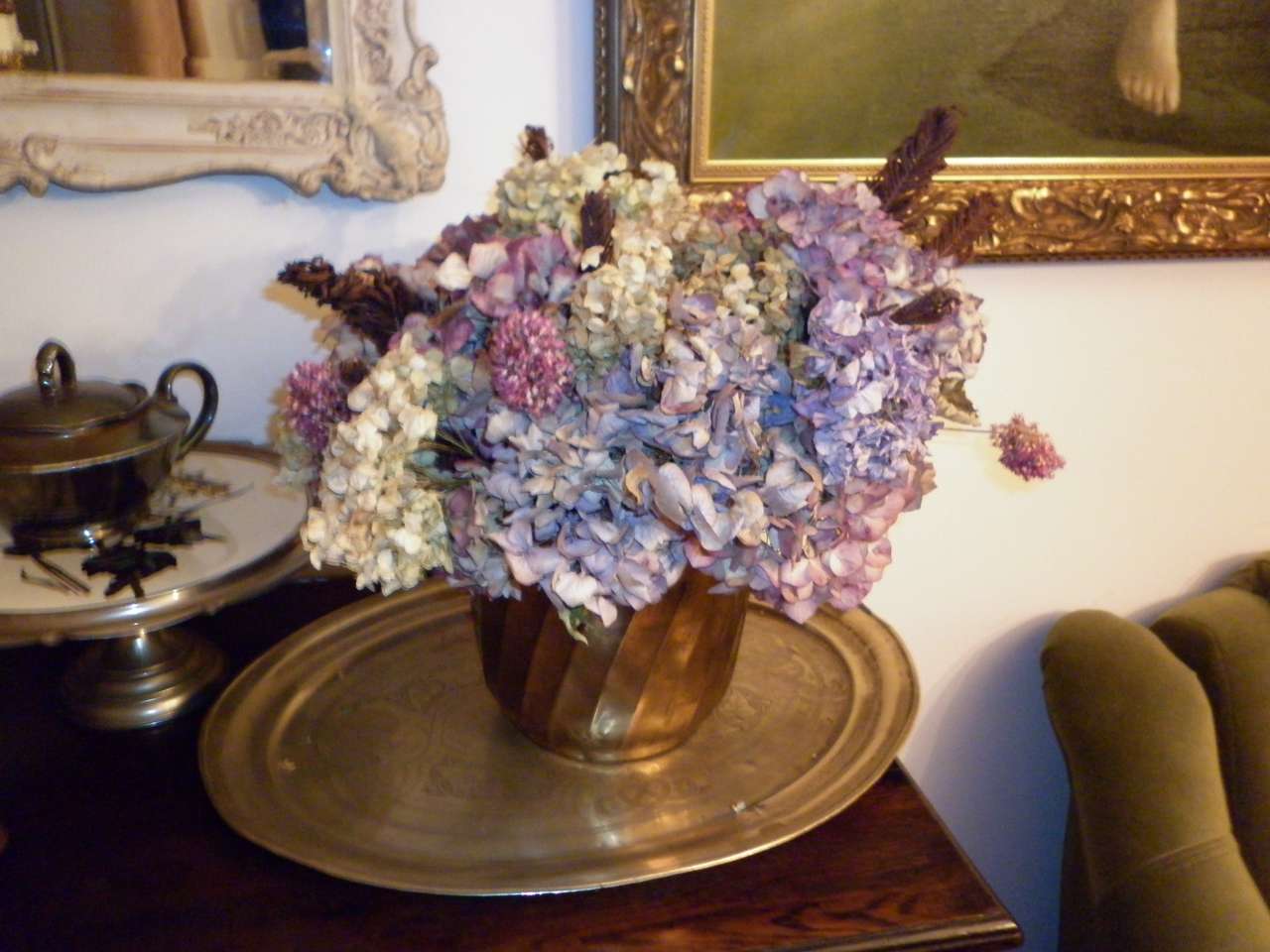 Virágok egy vázában online puzzle