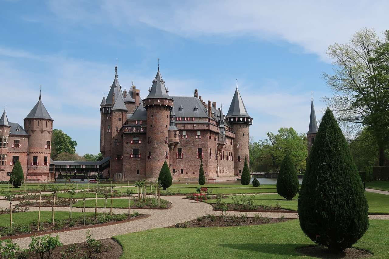 Κάστρο De Haar Ολλανδία παζλ online