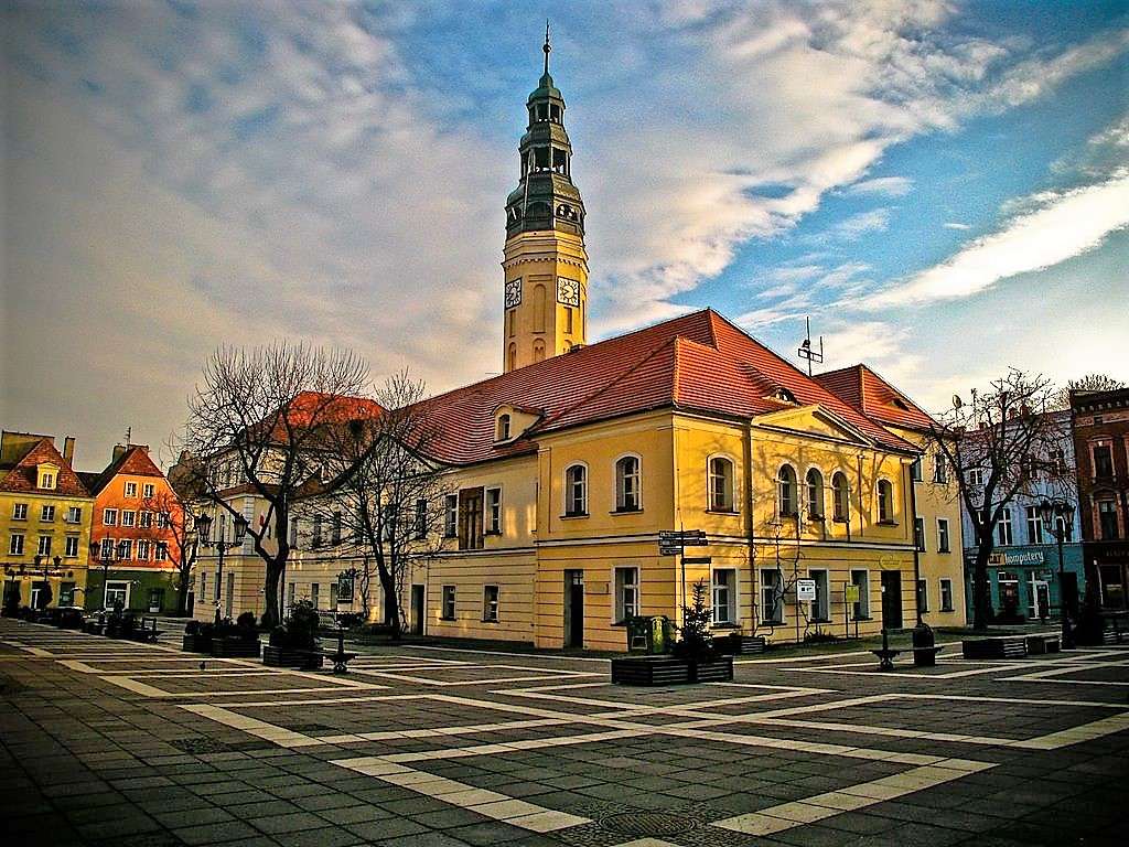 Grünberg stad in Polen online puzzel