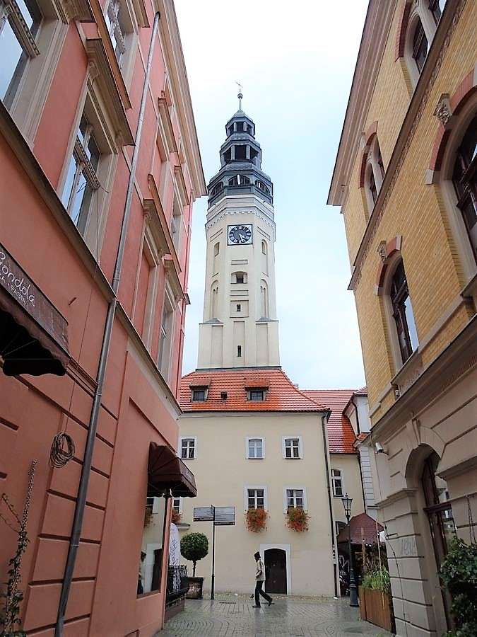 Grünberg city in Poland online puzzle