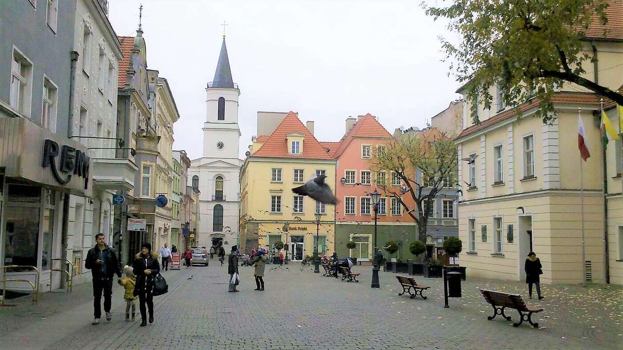 Grünberg stad in Polen online puzzel