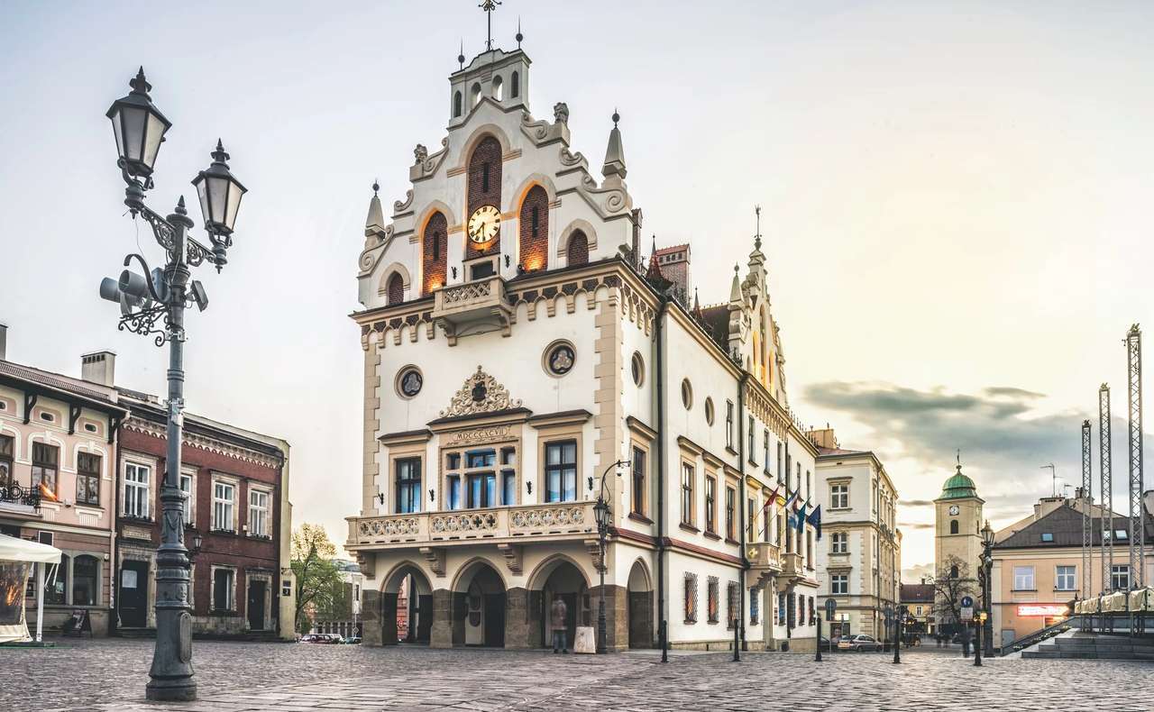 Город Жешув в Польше пазл онлайн