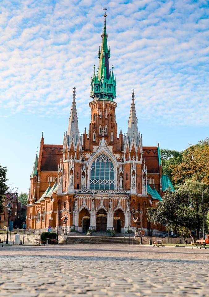 Città di Cracovia Chiesa di San Giuseppe in Polonia puzzle online