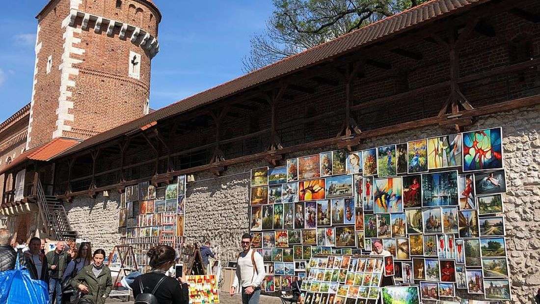 Stad Krakau in Polen online puzzel