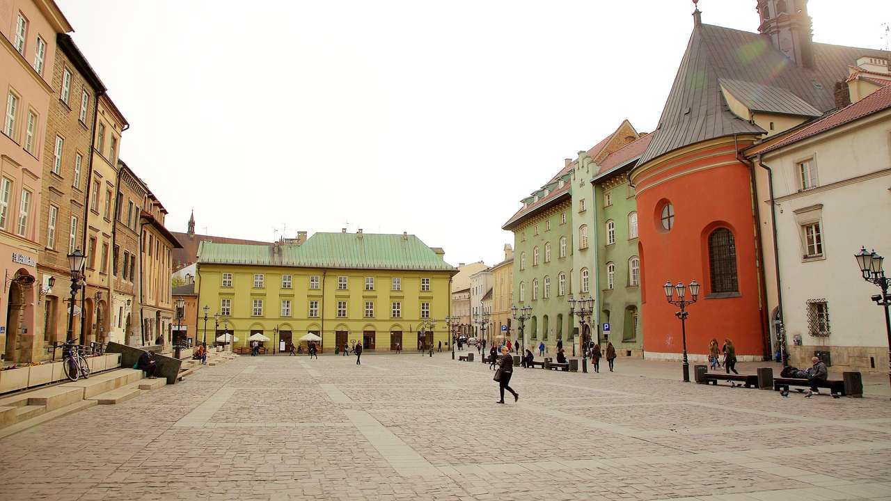Stad Krakau in Polen legpuzzel online