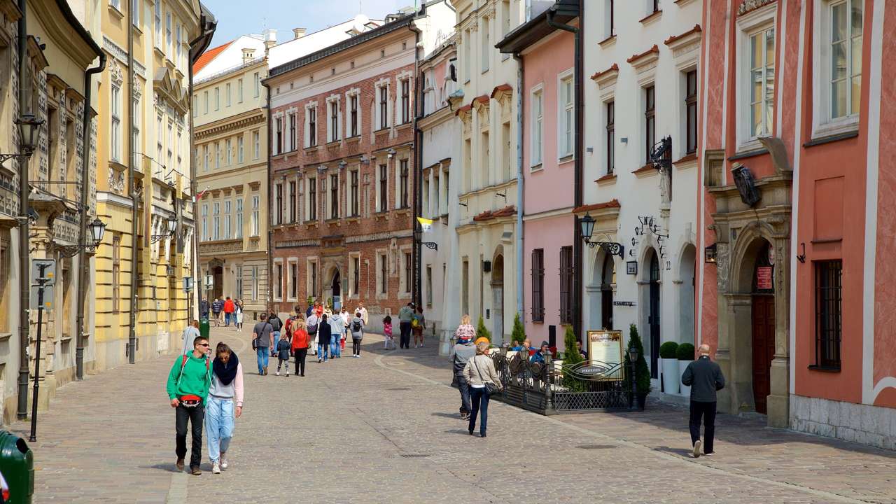Město Krakov v Polsku skládačky online
