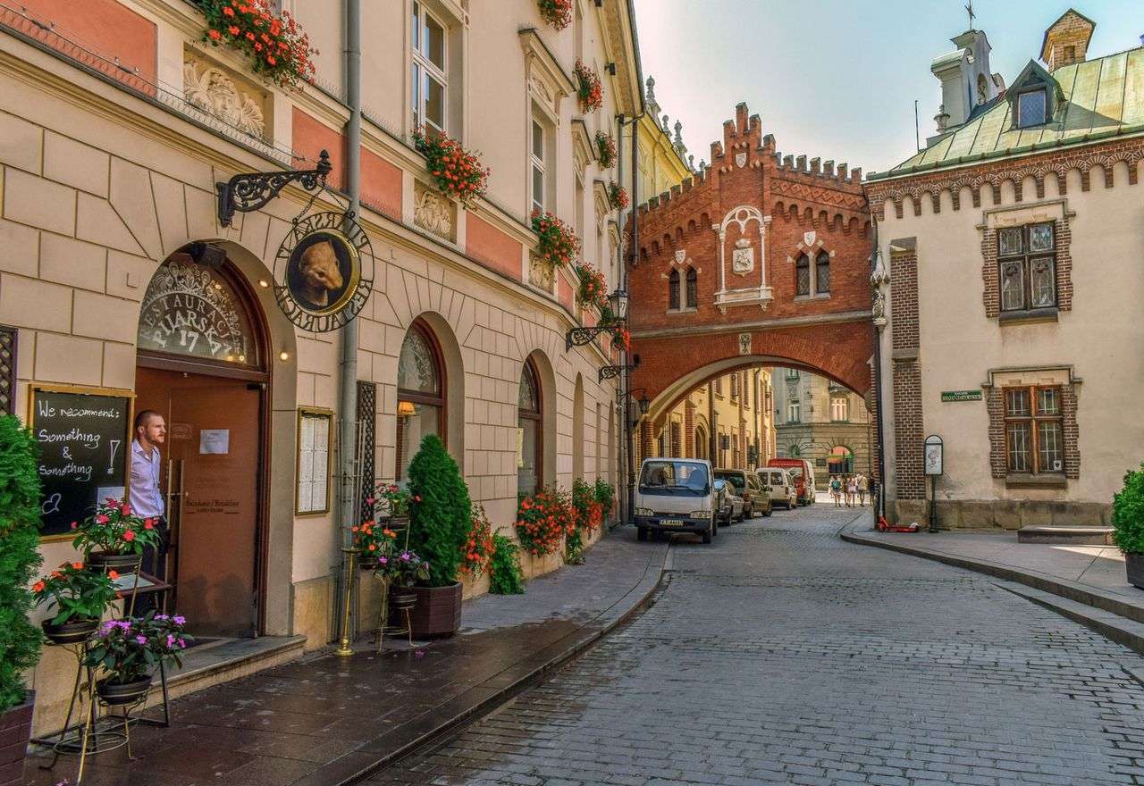 Город Краков в Польше онлайн-пазл