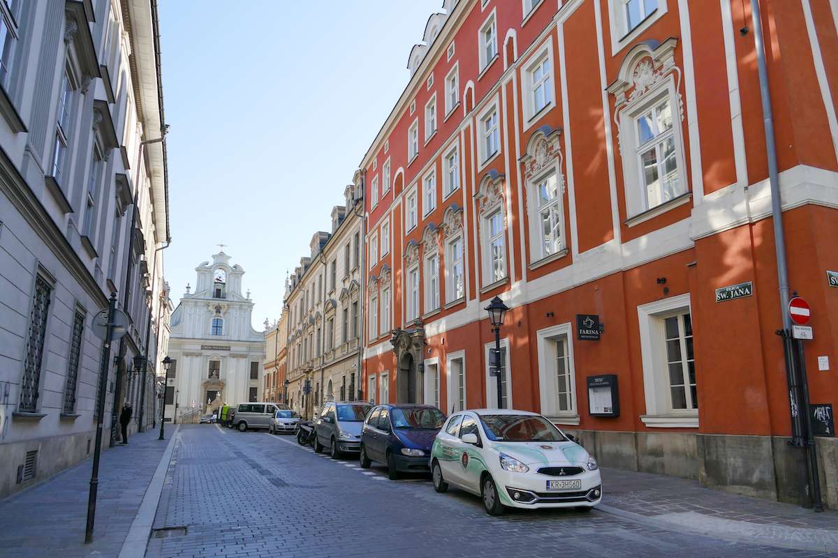 Staden Krakow i Polen Pussel online