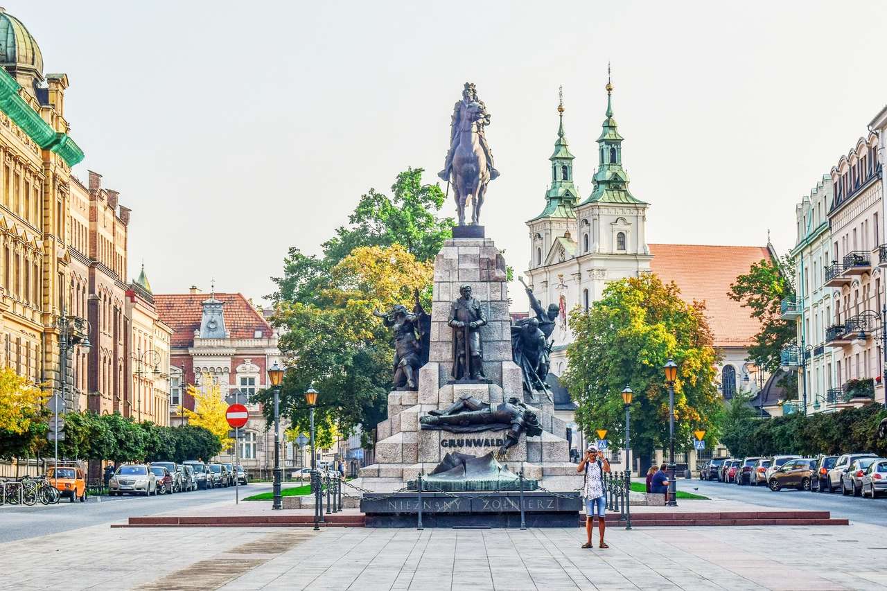 Město Krakov v Polsku online puzzle