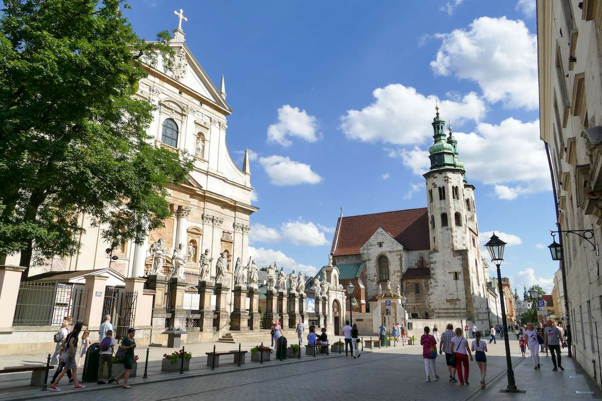 Město Krakov v Polsku skládačky online
