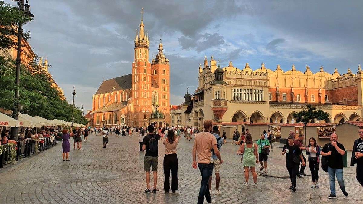 Krakkó város Lengyelországban kirakós online