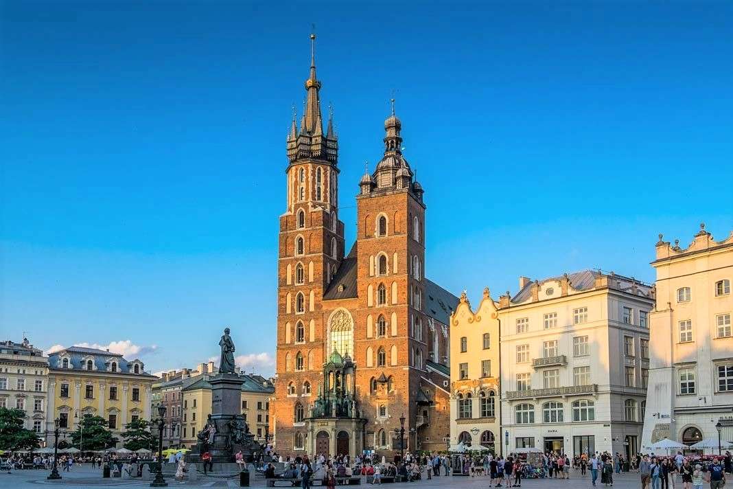 Місто Краків у Польщі онлайн пазл