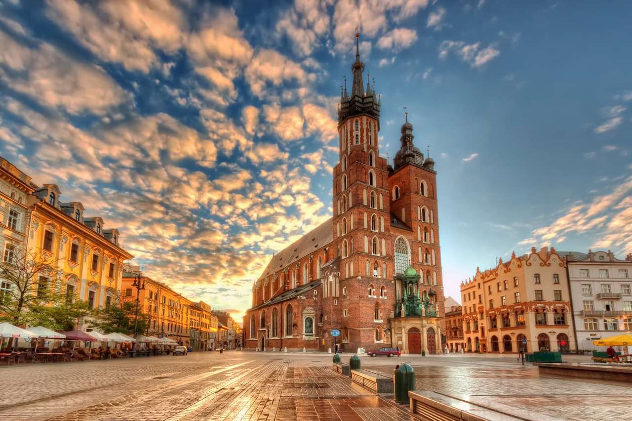 Місто Краків у Польщі пазл онлайн