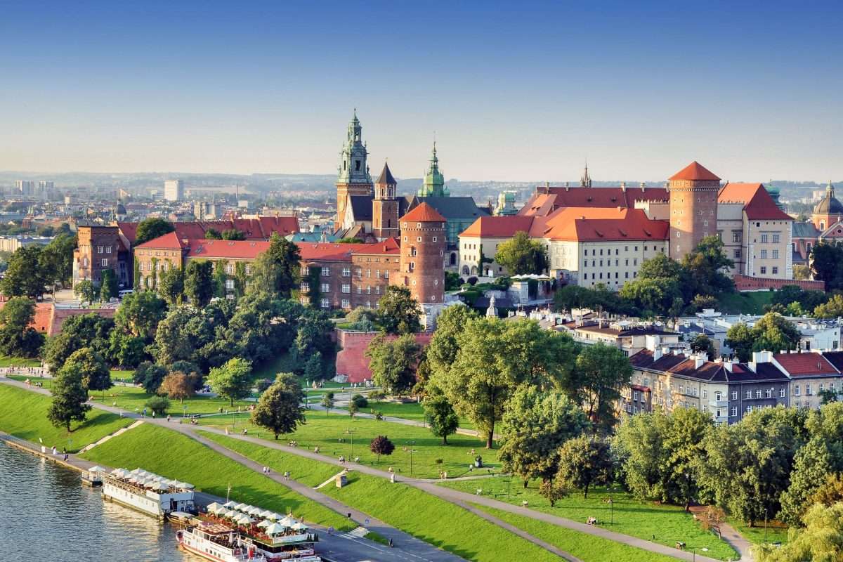 Stadt Krakau in Polen Puzzlespiel online