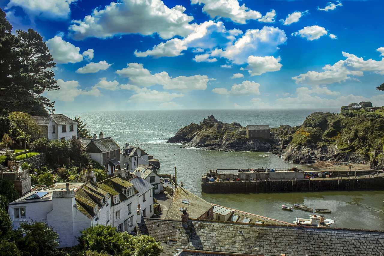 Küste Cornwalls England Puzzlespiel online