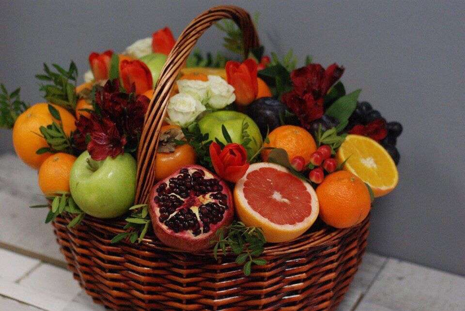 кошница за плодове онлайн пъзел