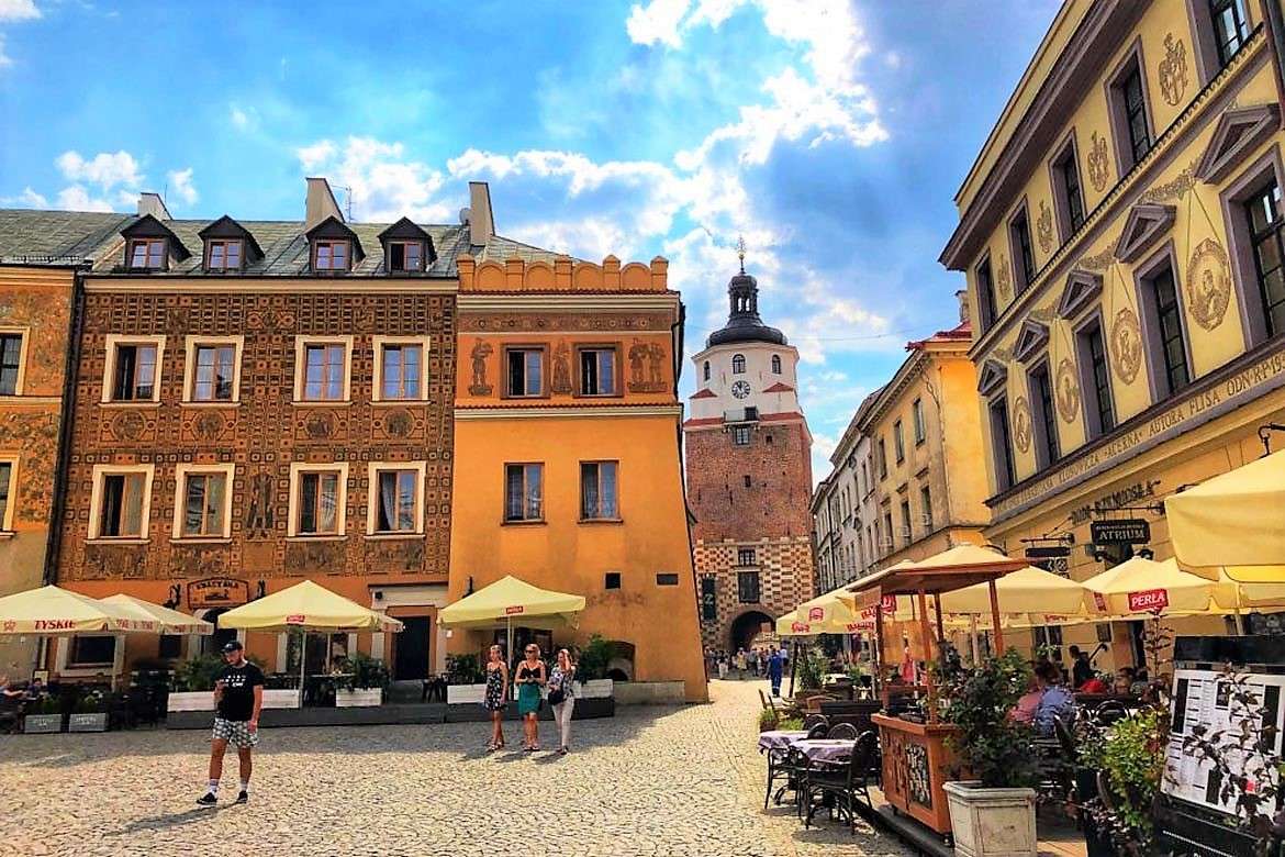 Stad Lublin in Polen legpuzzel online