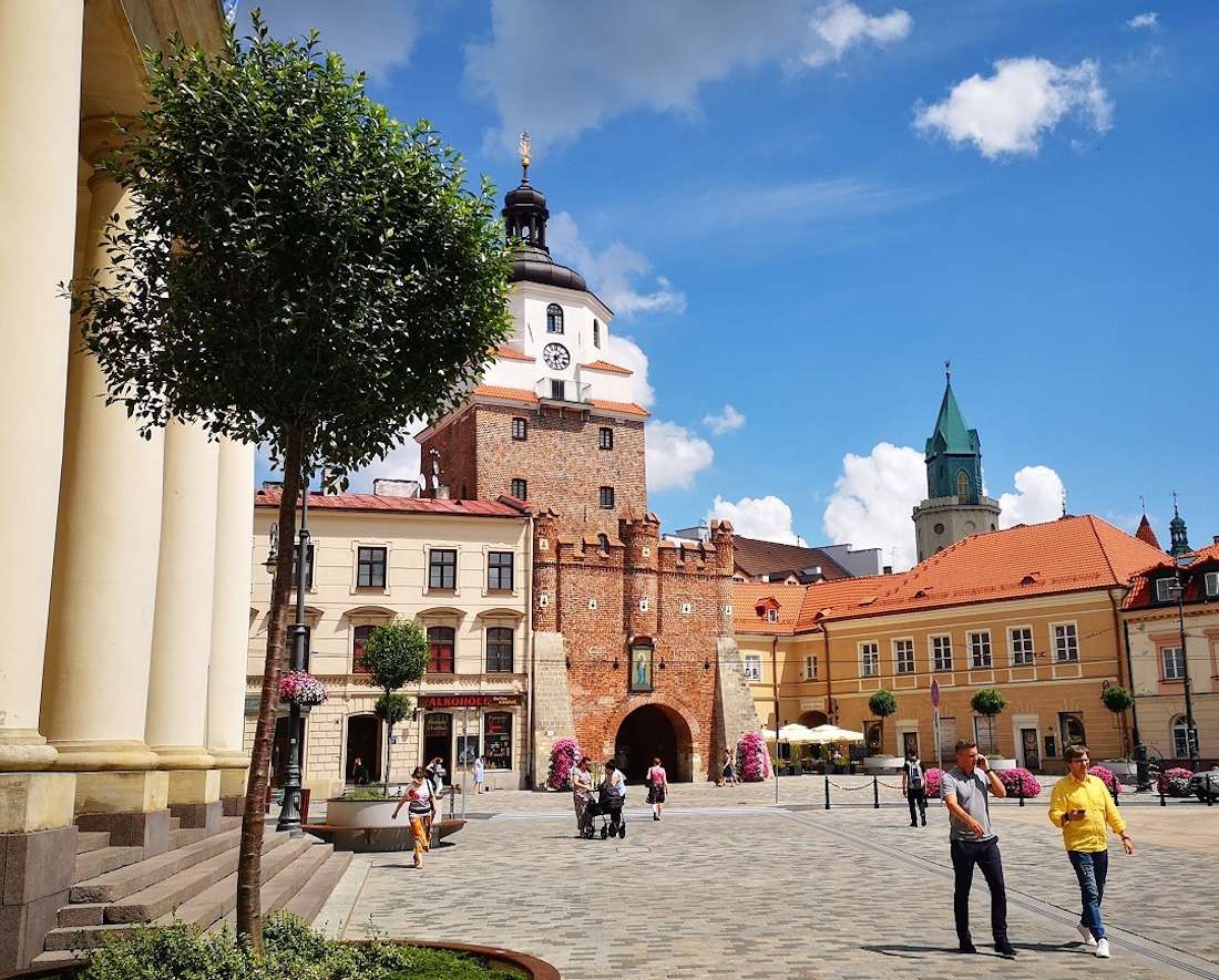 City of Lublin in Poland online puzzle