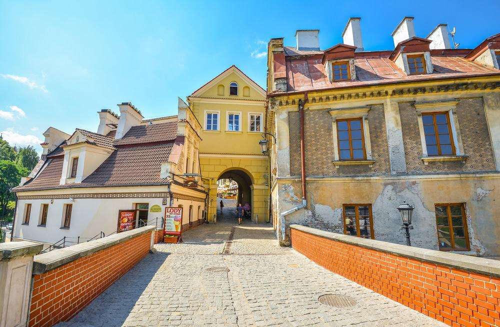 Město Lublin v Polsku online puzzle