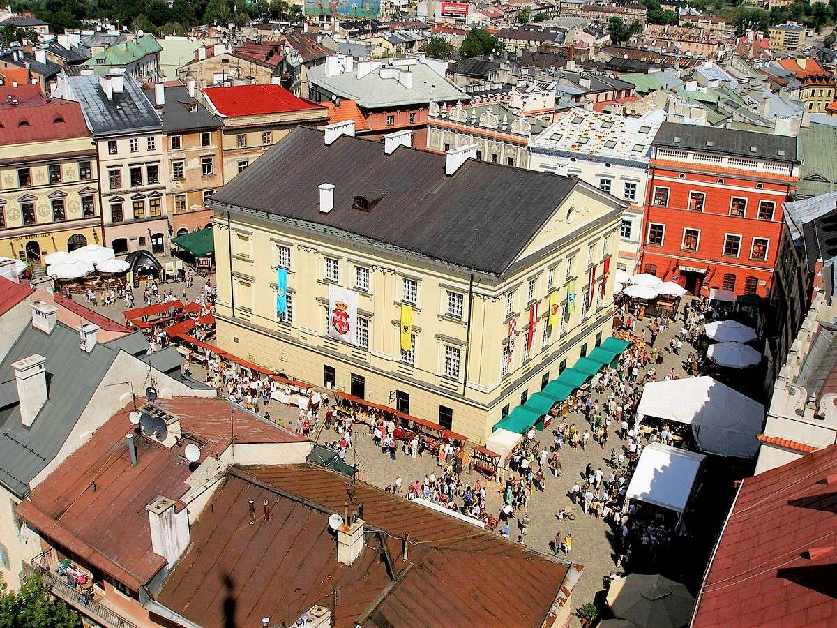 Град Люблин в Полша онлайн пъзел