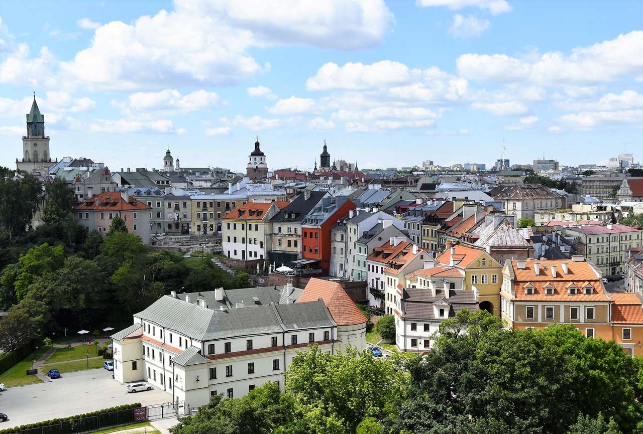 Staden Lublin i Polen Pussel online