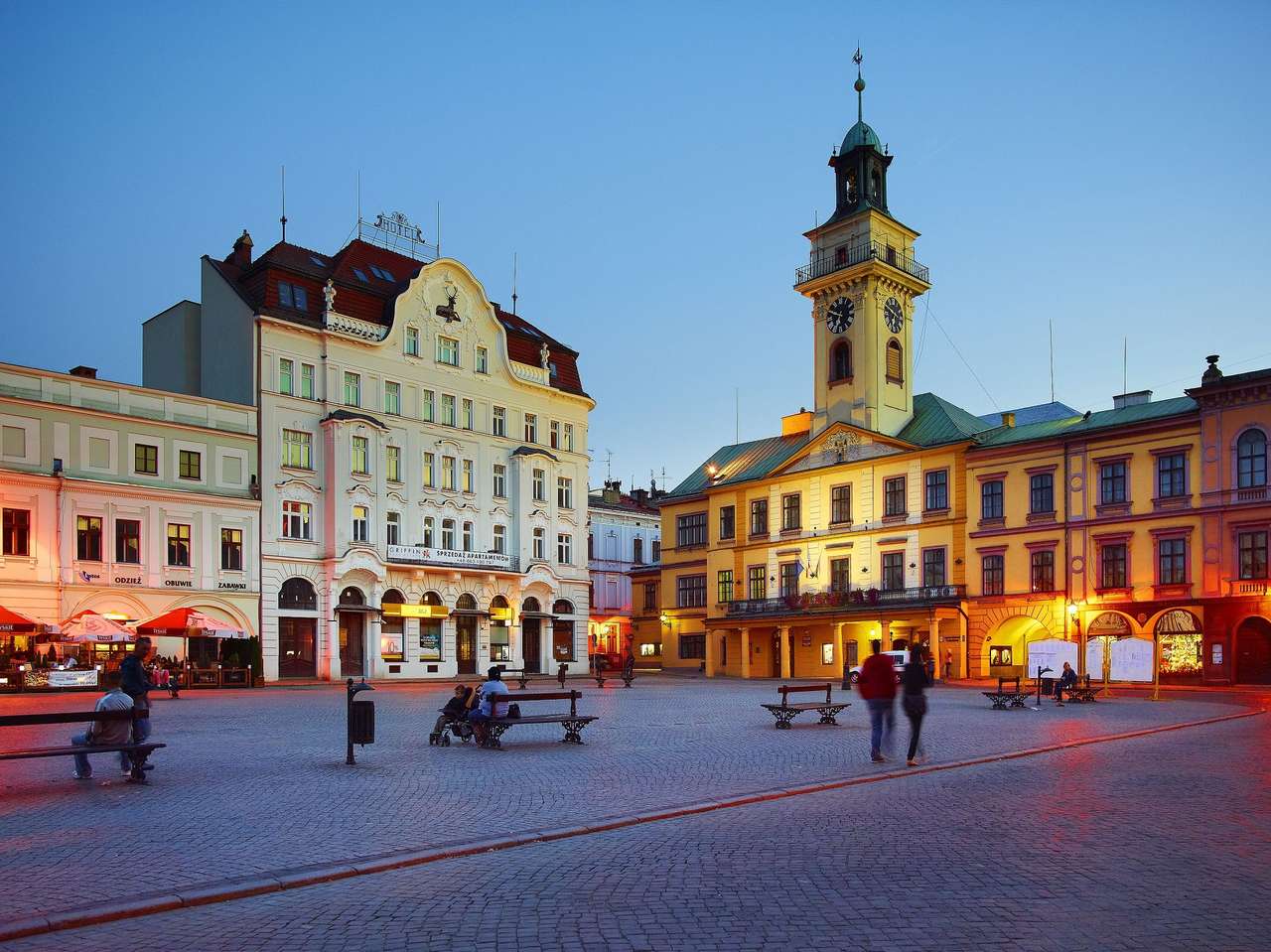 Stadt Teschen in Polen Online-Puzzle
