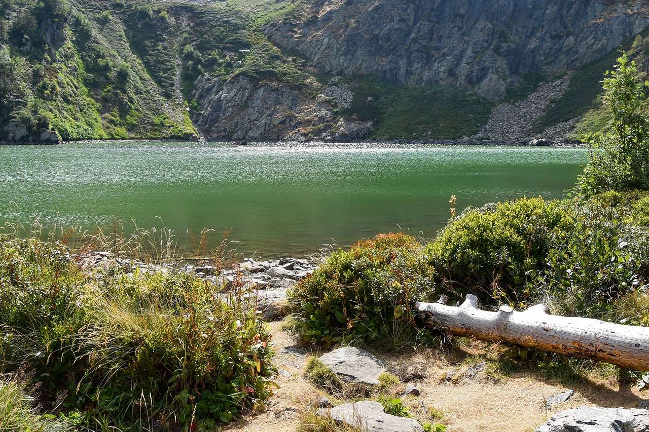 Lago Agua Montaña rompecabezas en línea