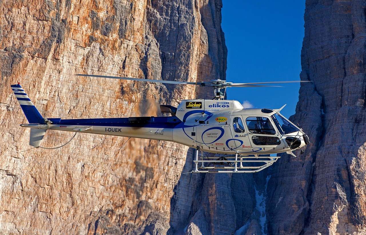 Hubschrauberflug Puzzlespiel online