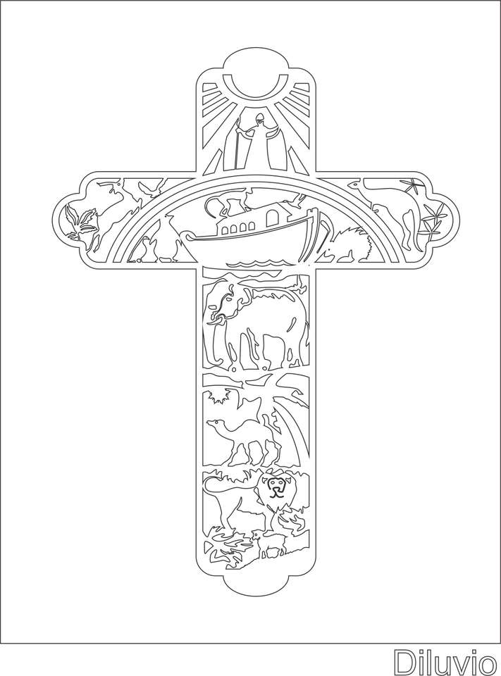 Croix du Christ dans l'histoire du salut puzzle en ligne