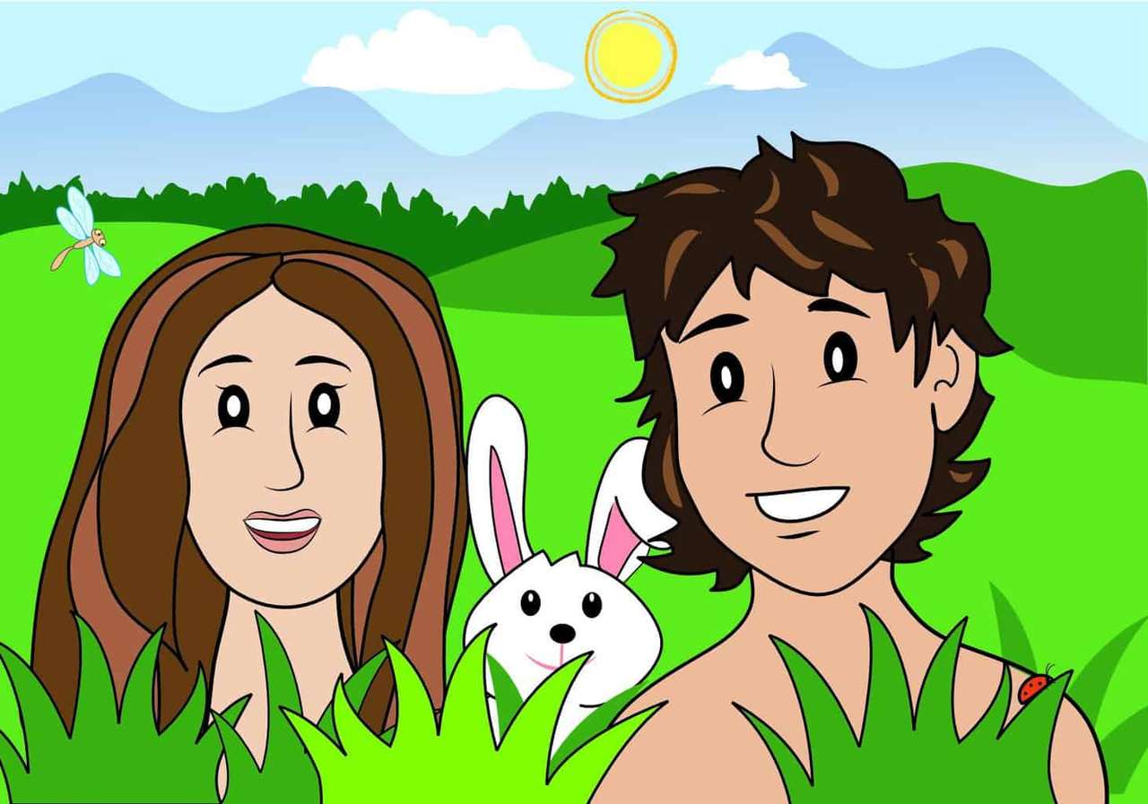 Adam et Eve puzzle en ligne