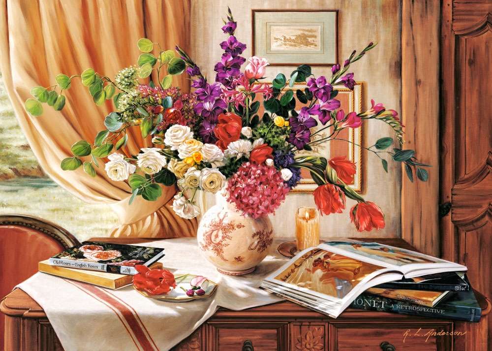 bouquet in a vase online puzzle