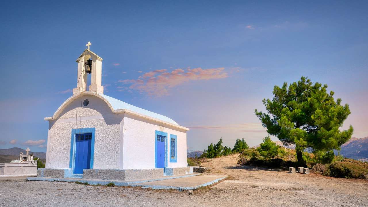 Torre del reloj Creta Grecia rompecabezas en línea