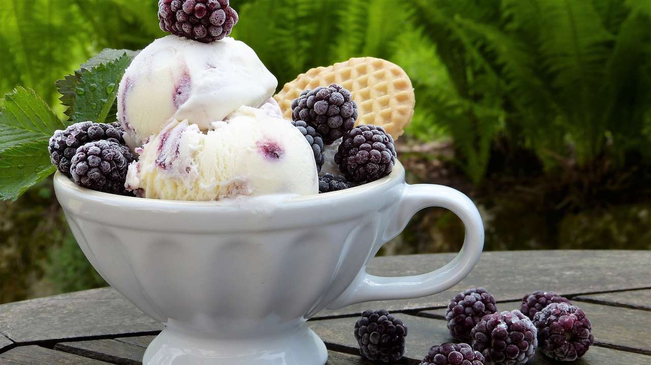 порция мороженого пазл онлайн