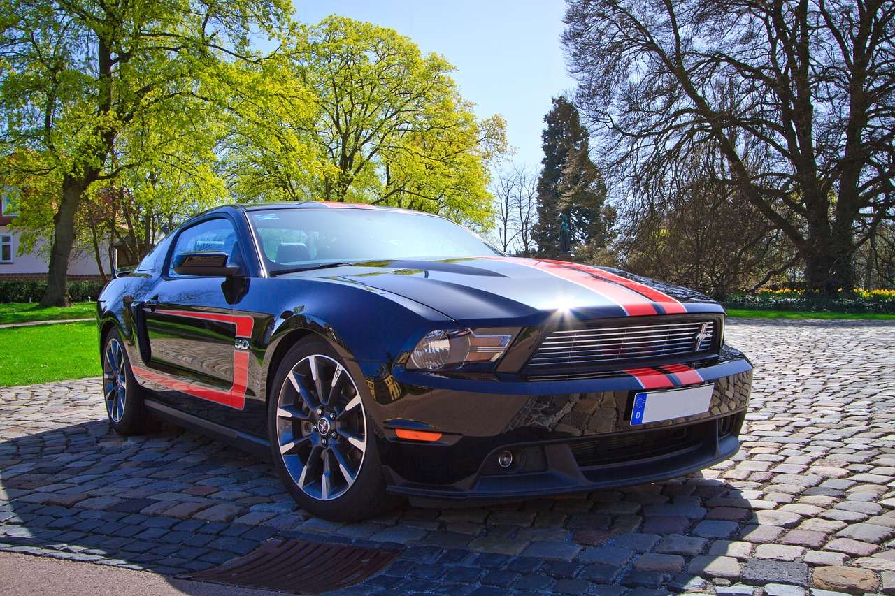 Carro esporte Mustang GT puzzle online