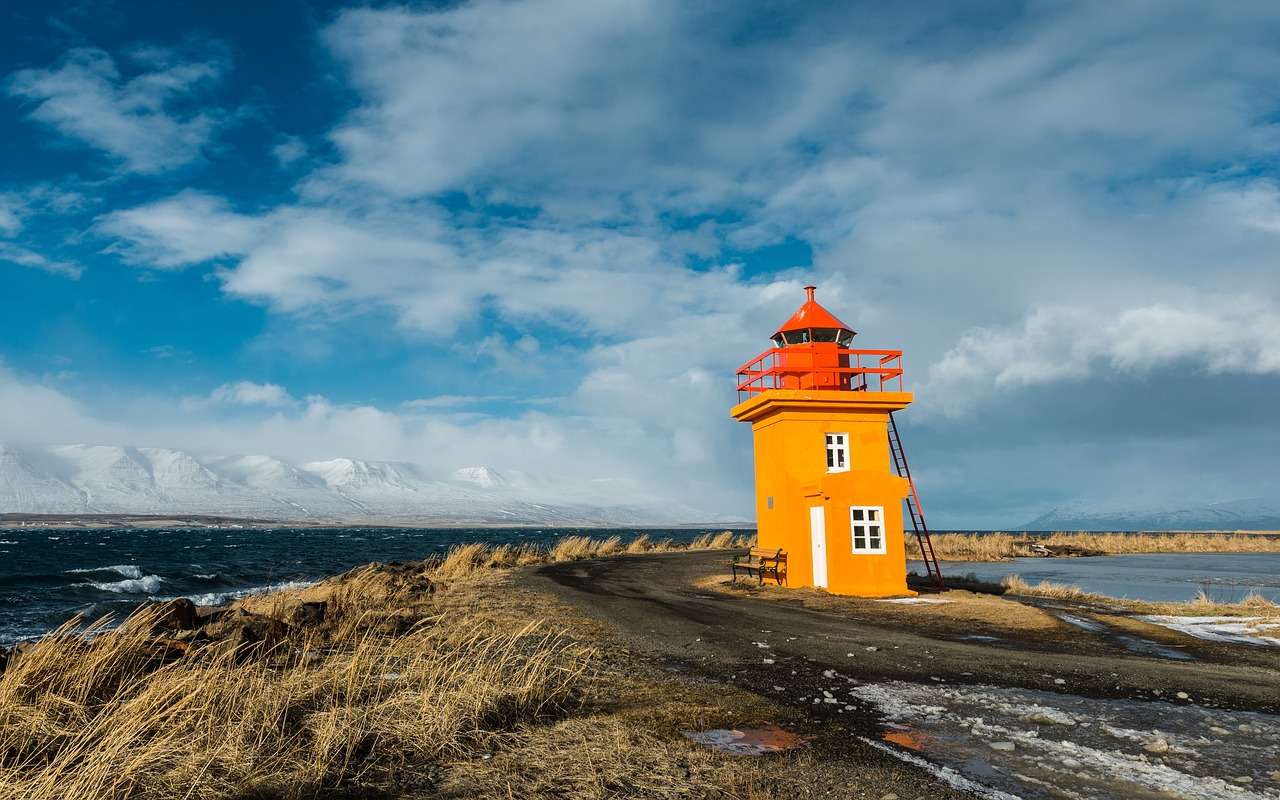 Island Leuchtturm Online-Puzzle