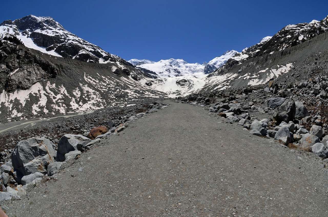 Drumeții pe ghețar jigsaw puzzle online