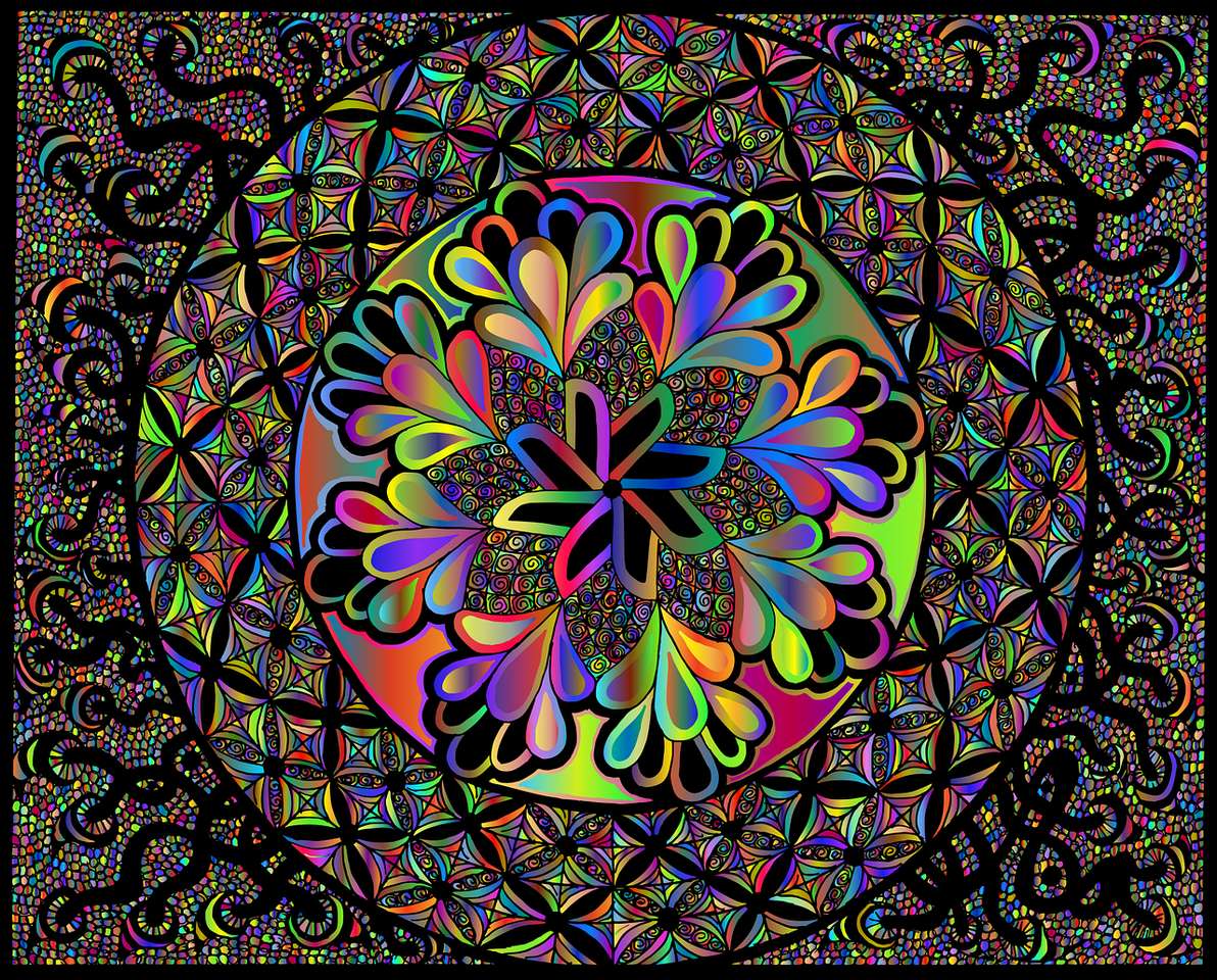 Mandala, meditatie online puzzel