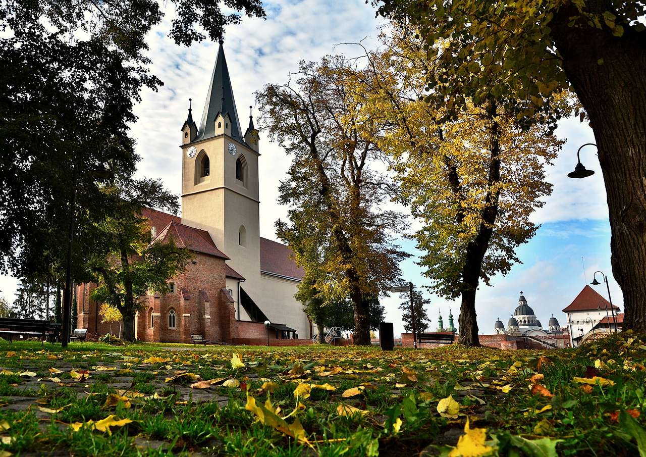 Church among the trees jigsaw puzzle online