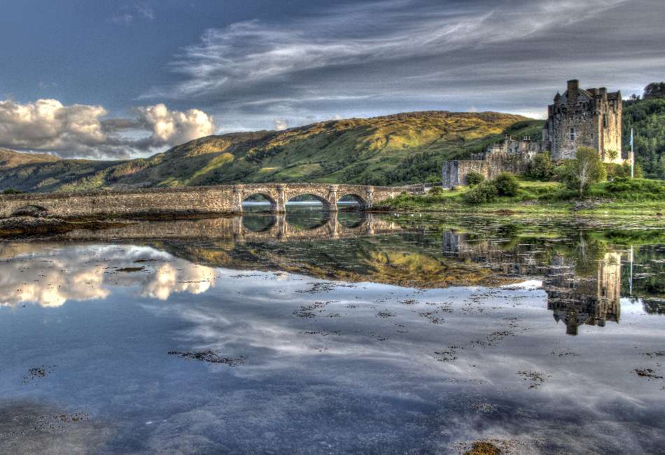 Замок Ейлін Донан - Шотландія онлайн пазл