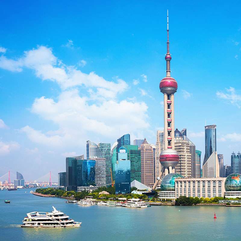 Šanghaj je město ve východní Číně online puzzle